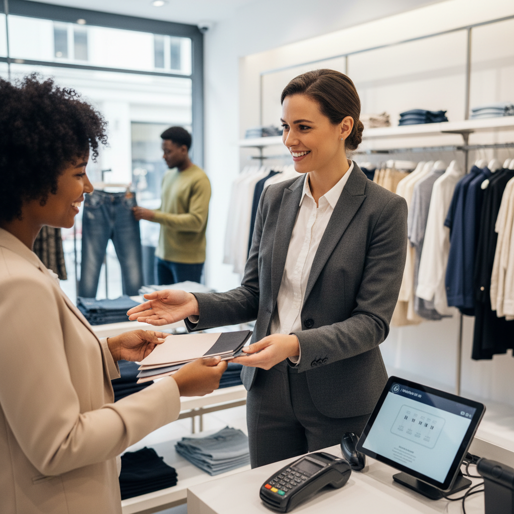 Vendeur/Vendeuse en boutique de vêtements