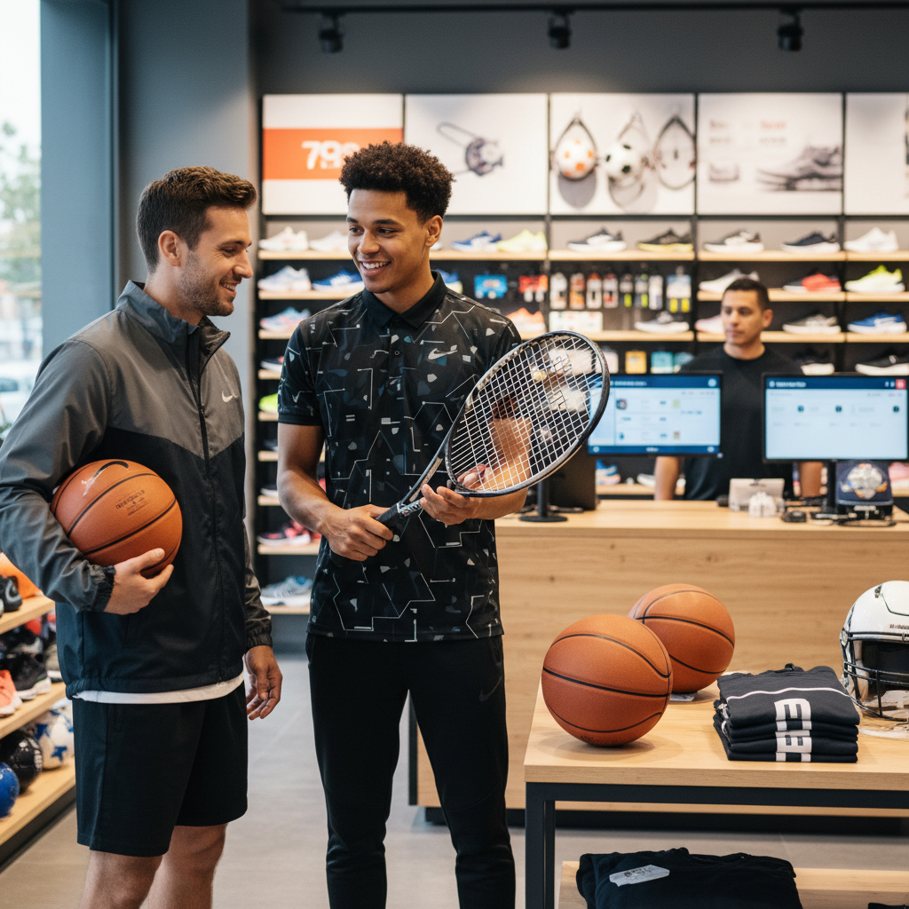 Vendeur/Vendeuse d'articles de sport