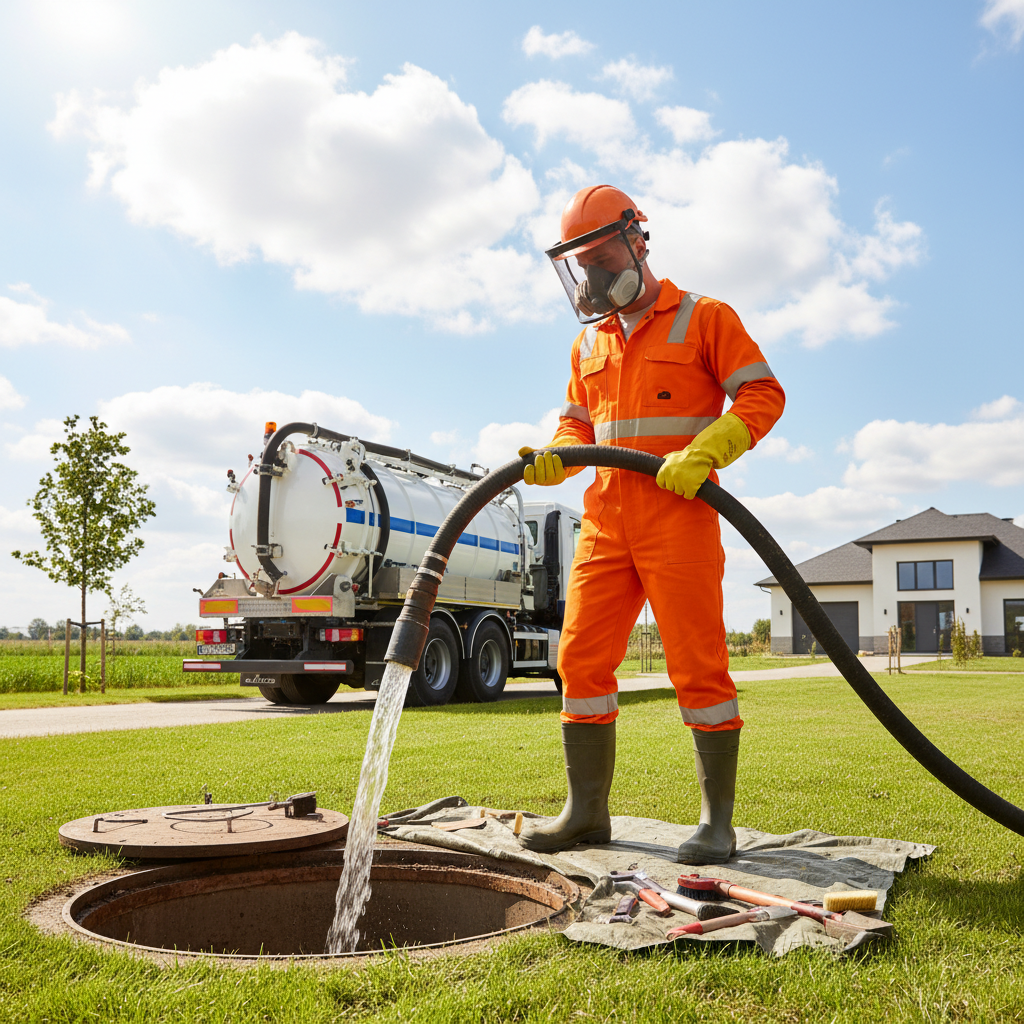 Vidangeur de fosses septiques / Vidangeuse de fosses septiques