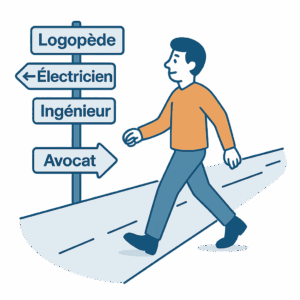 Orientation vers différents métiers