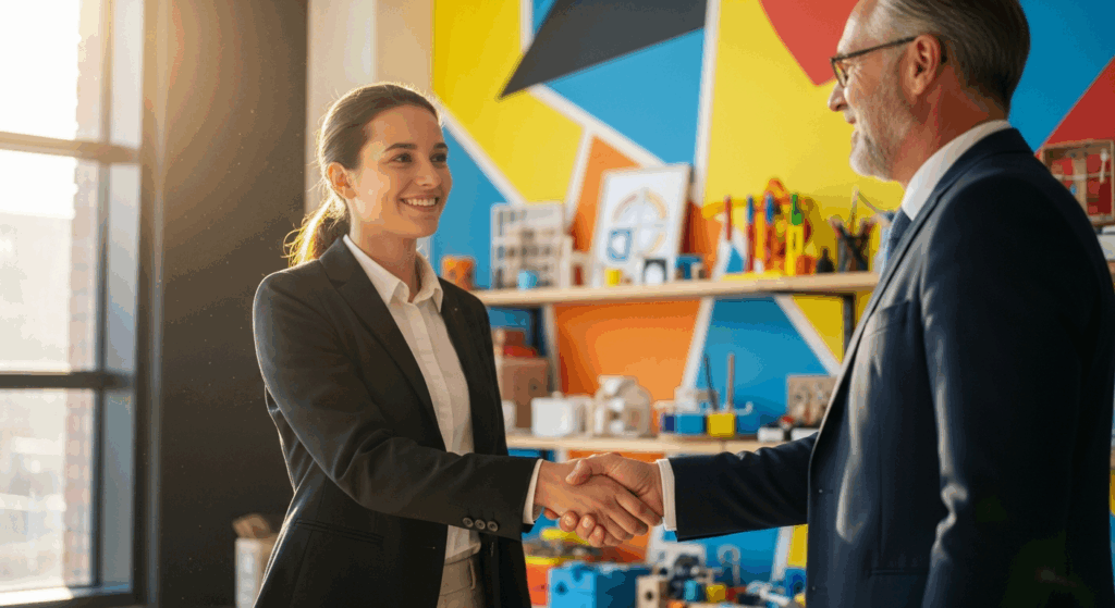 Jeune femme commençant son PFI